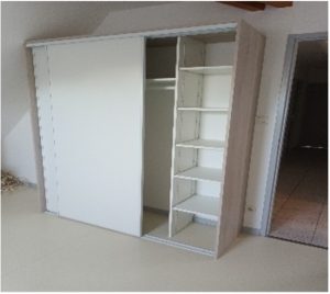 penderie et rayonnage